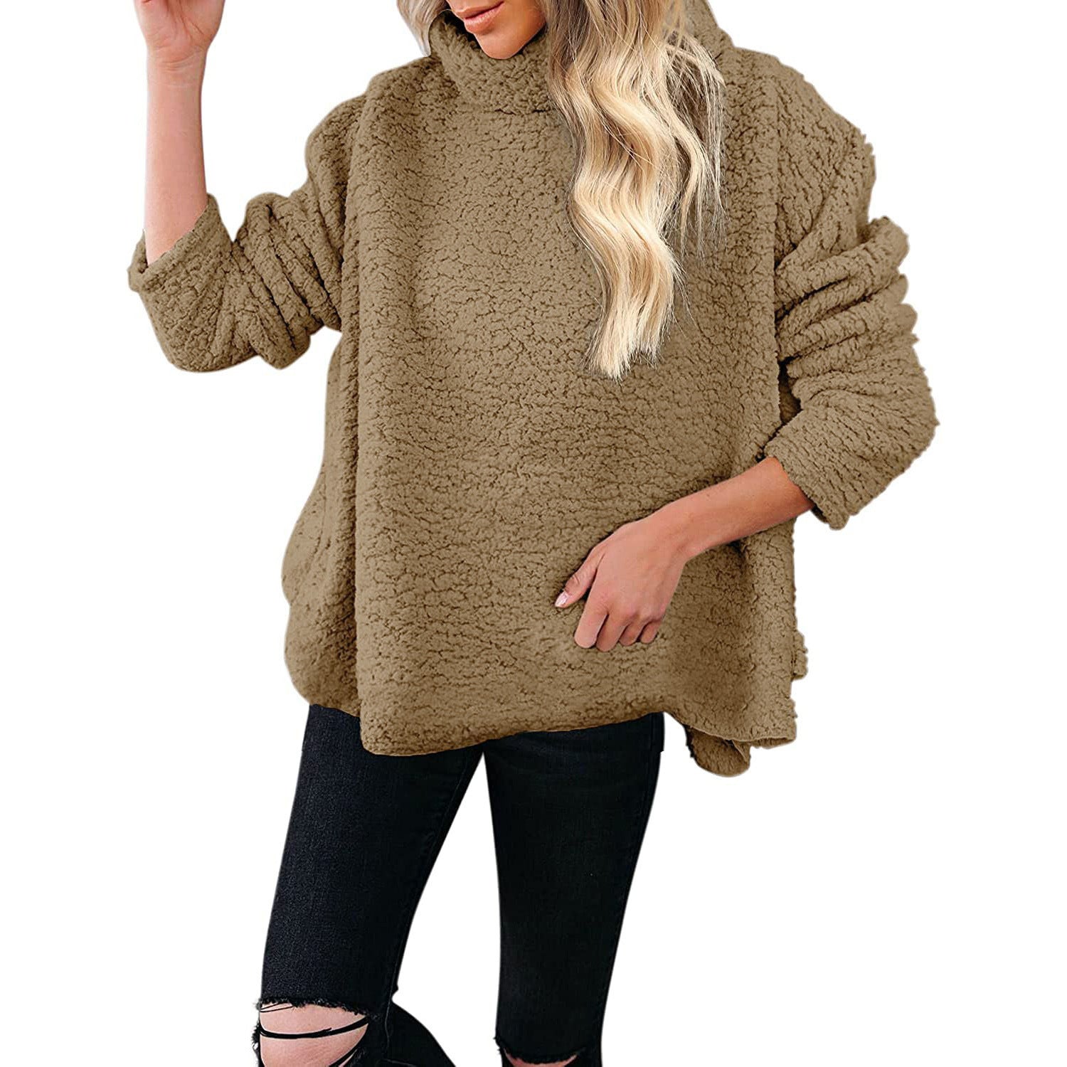 Women’s Autumn Fleece Pullover – Cozy Fall Layer
