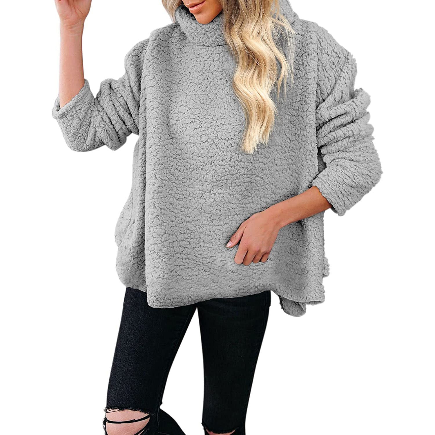 Women’s Autumn Fleece Pullover – Cozy Fall Layer