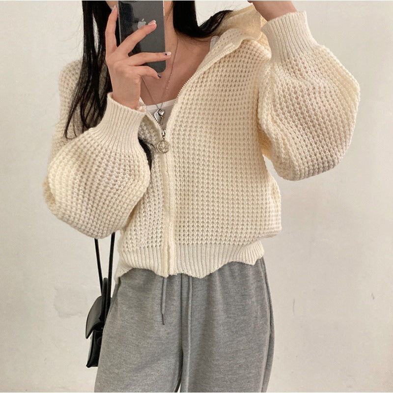 Women’s Knitted Jacket – Cozy Fall Winter Outerwear