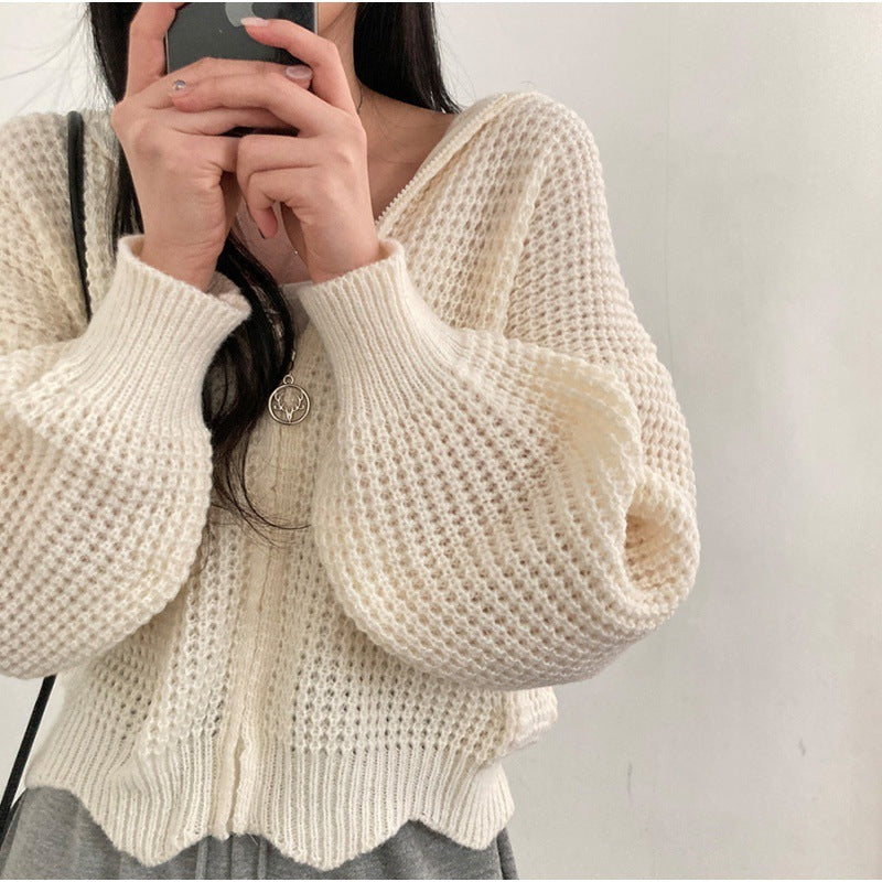 Women’s Knitted Jacket – Cozy Fall Winter Outerwear