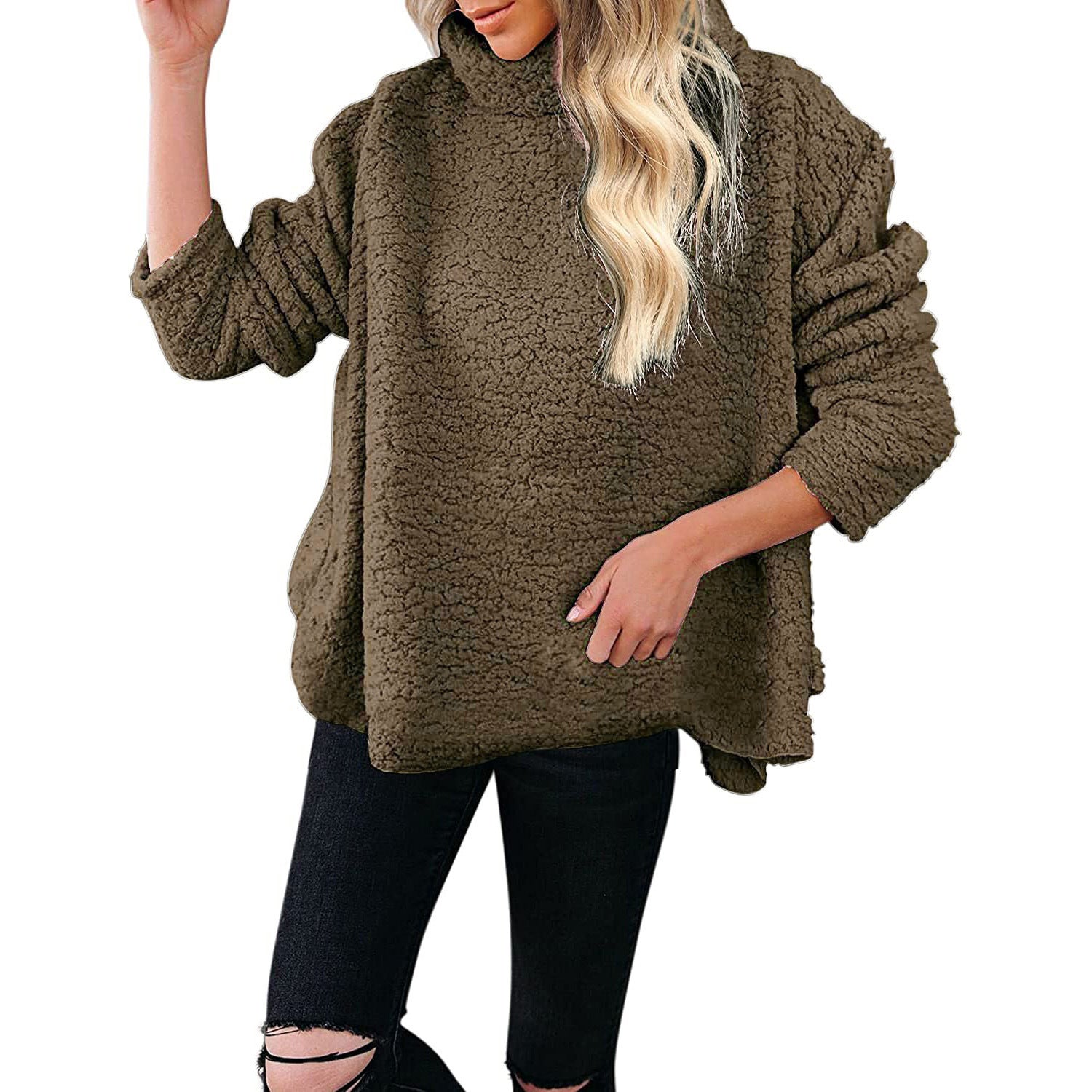 Women’s Autumn Fleece Pullover – Cozy Fall Layer