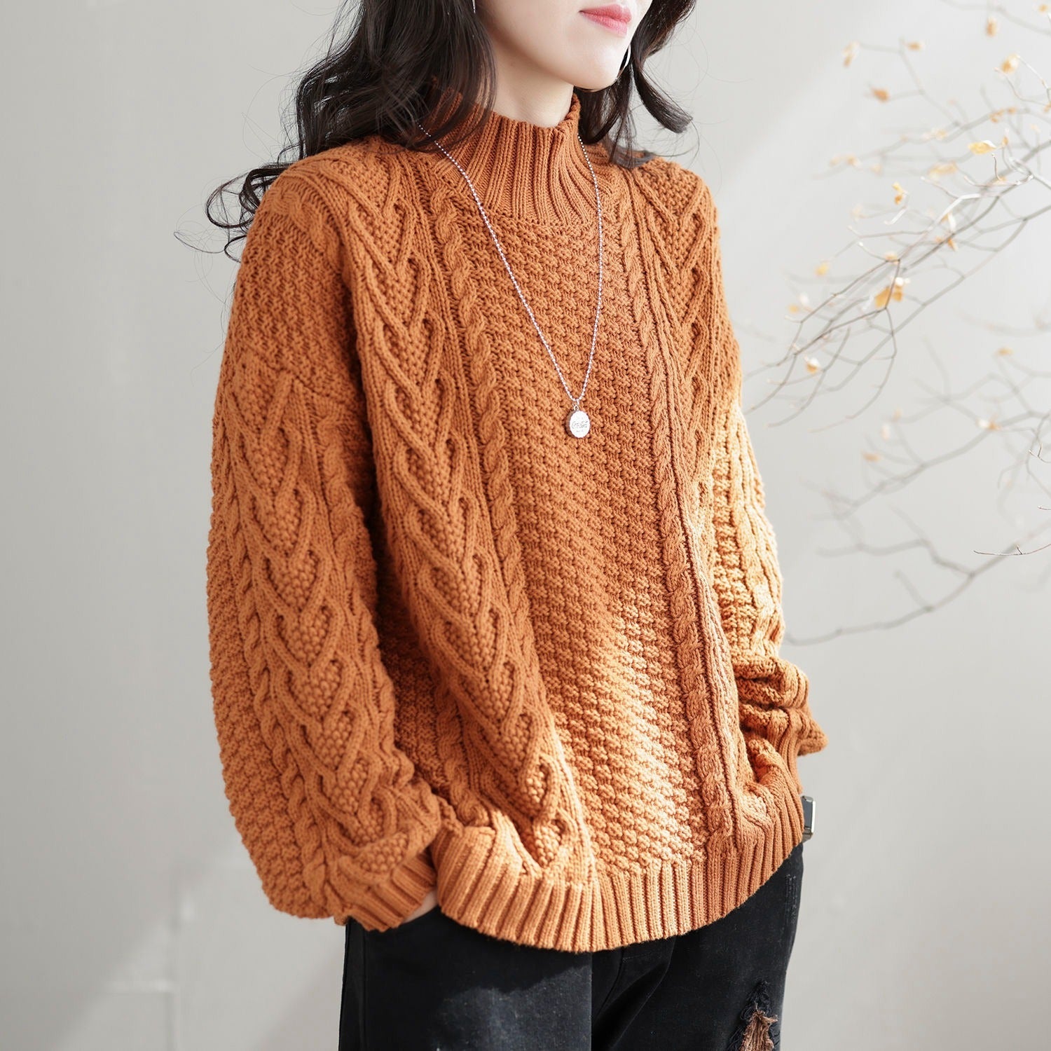 Trendy Oversized Sweater for Women – Fall Fashion Knit